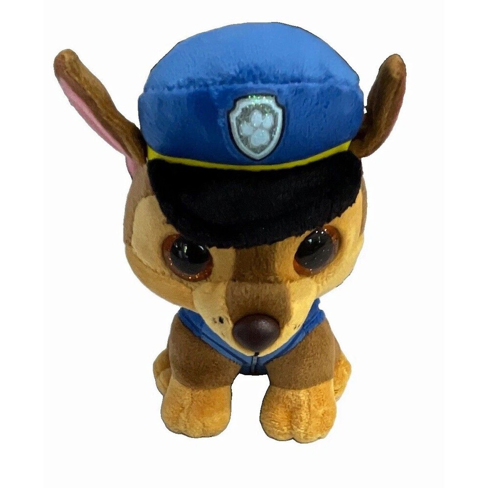Ty Beanie Boos PAW Patrol Chase Plush Beanbag Stuffed Animal 2018 TY 41385